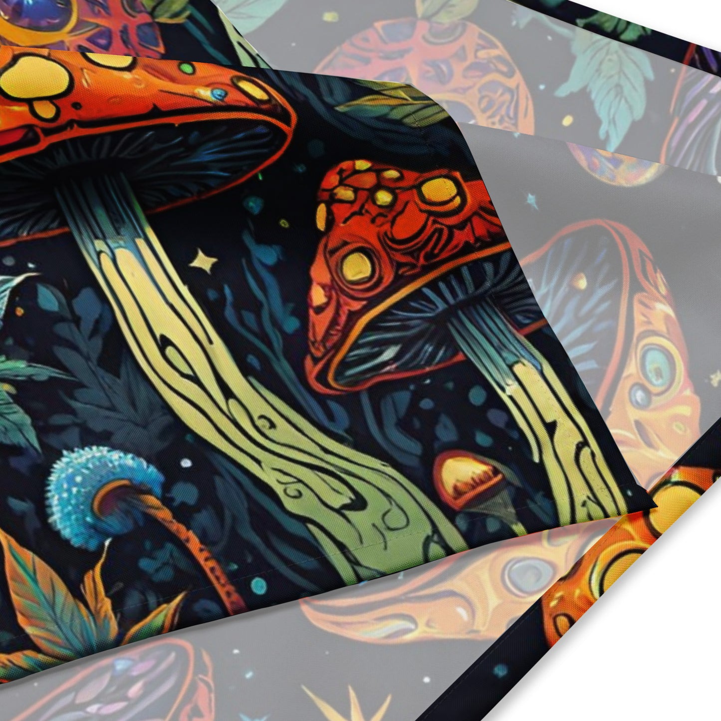 Pyschedelic Mushrooms All-over print bandana