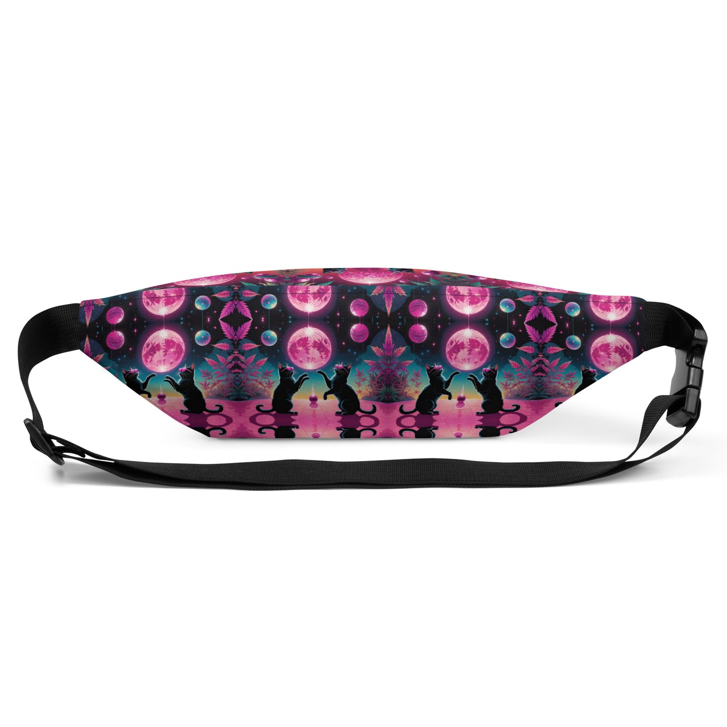 Pink Disco Cats Fanny Pack