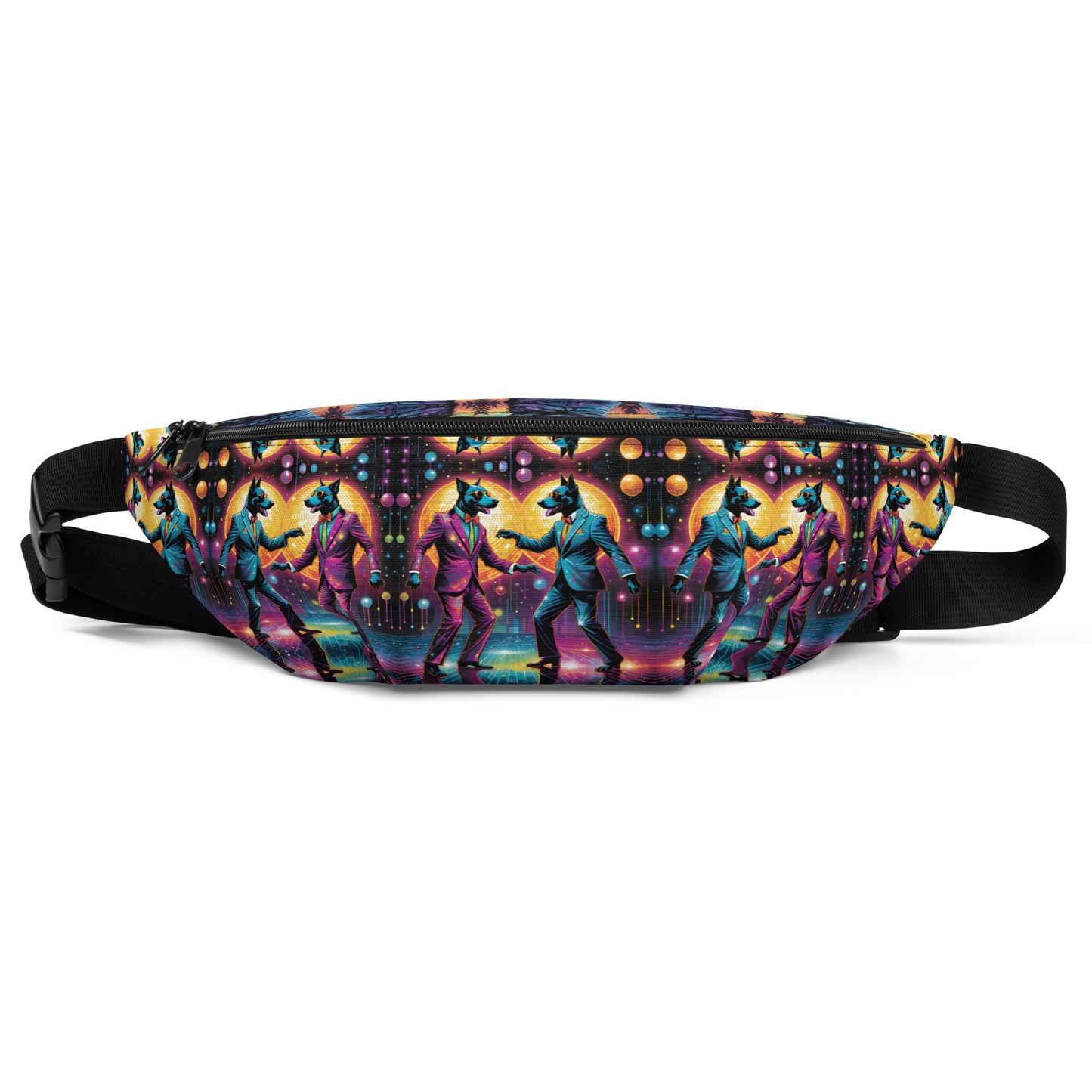 Disco Cats and Dogs Fanny Pack