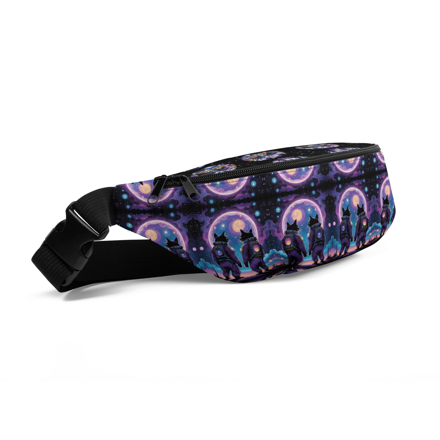 Intergalactic Rave Cats Fanny Pack