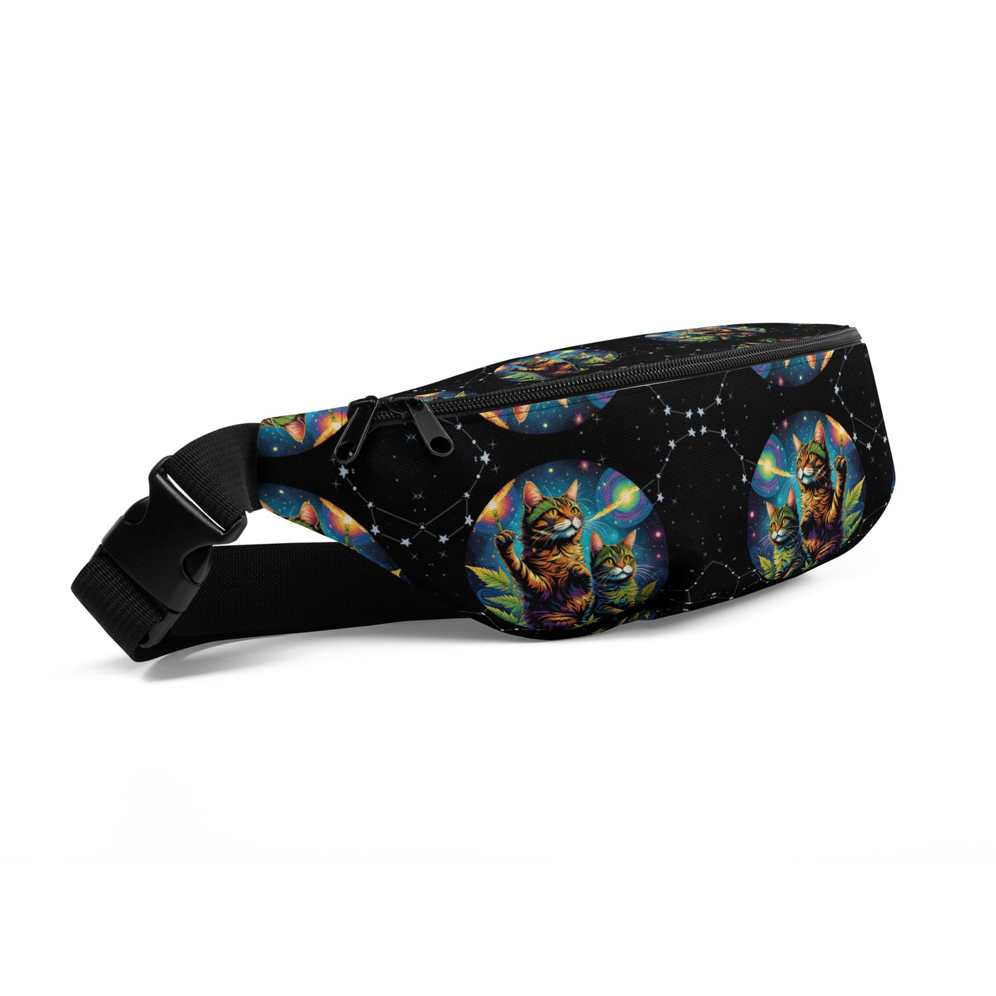 Intergalactic Rave Cats Fanny Pack