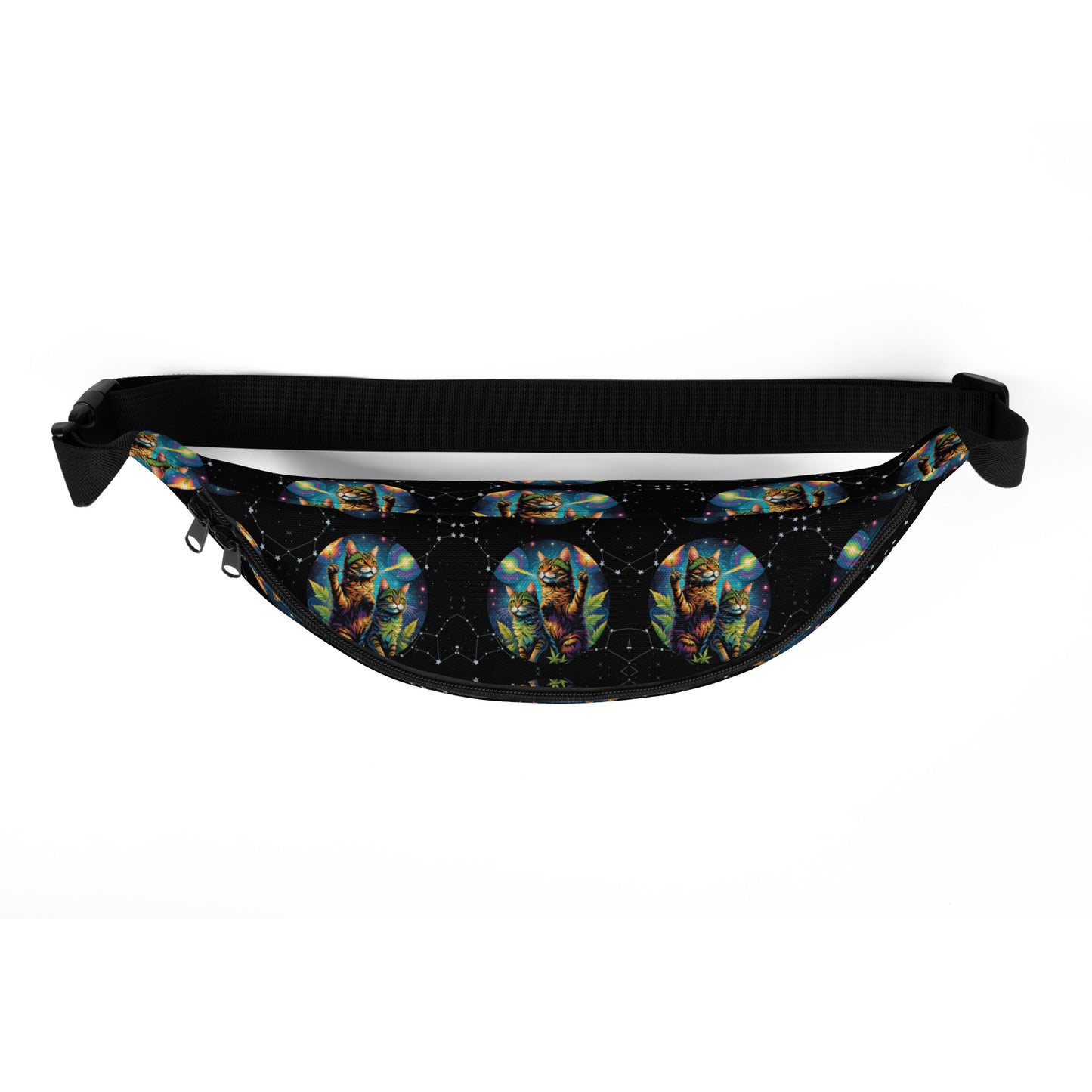 Intergalactic Rave Cats Fanny Pack