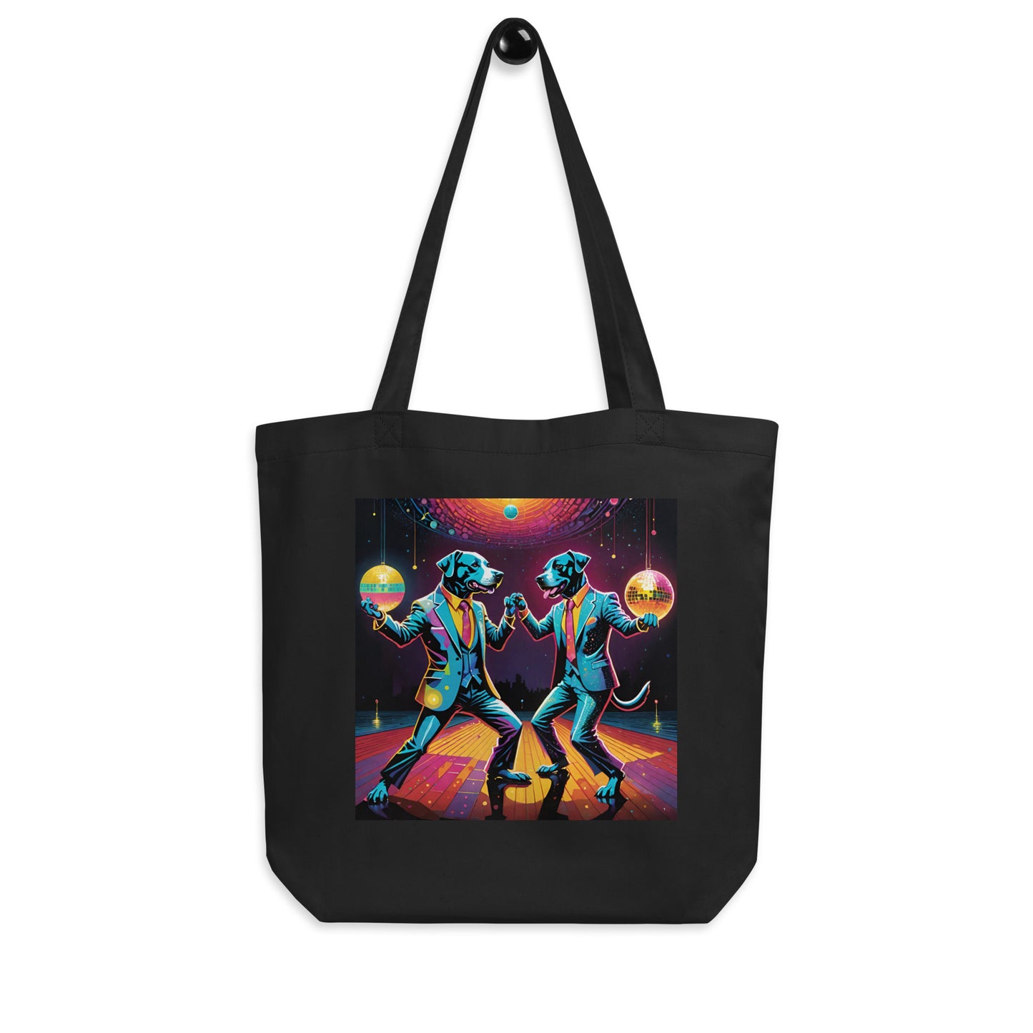 Two Disco Dogs Eco Tote Bag