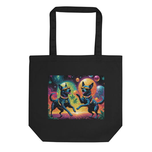 Disco Dogs Eco Tote Bag (printed on one side)
