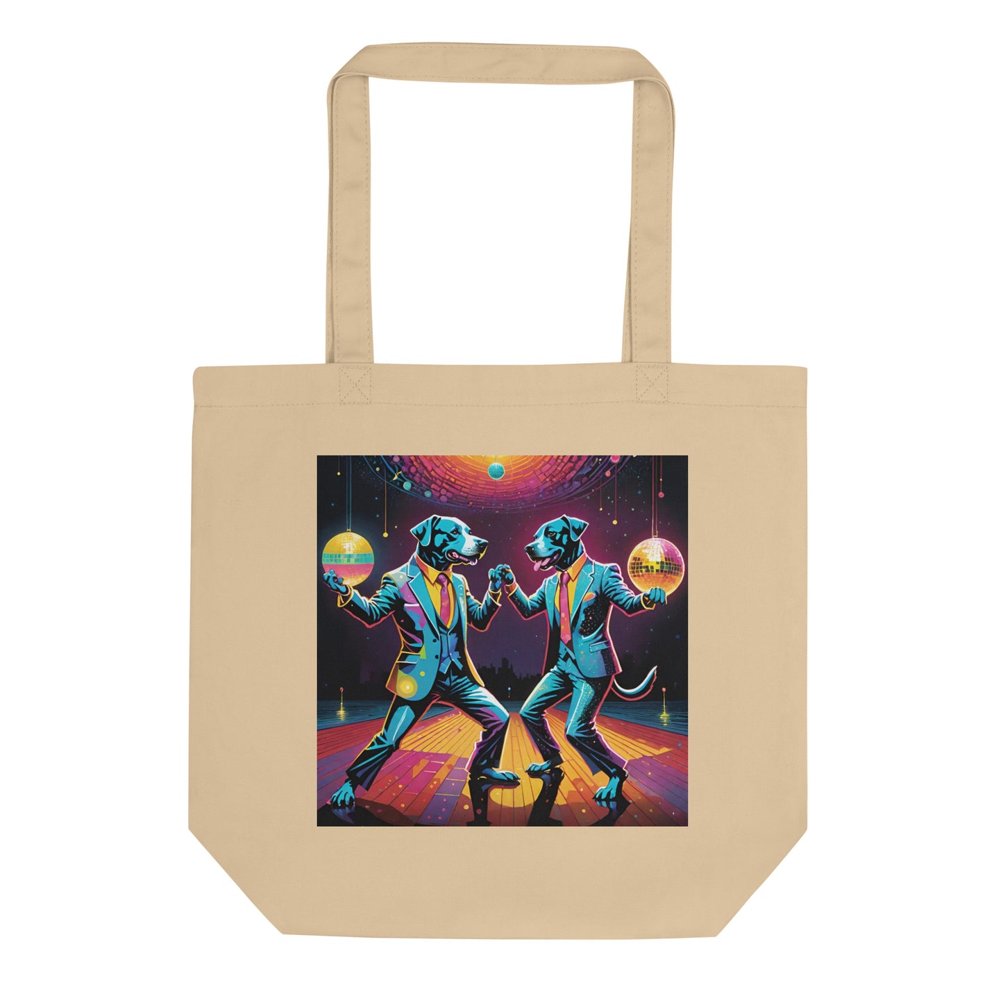 Two Disco Dogs Eco Tote Bag