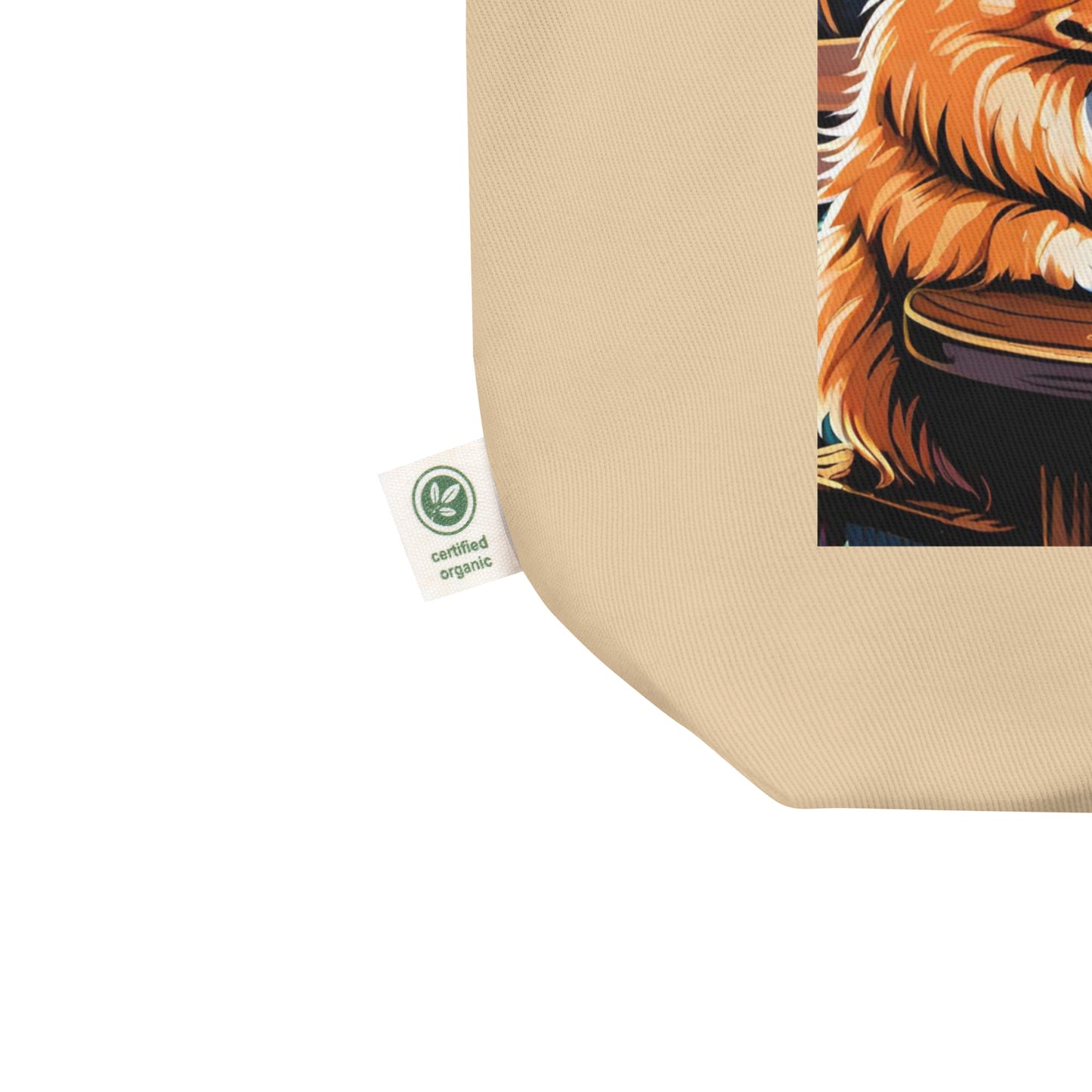 Pomeranian Teacups Eco Tote Bag (printed on one side)