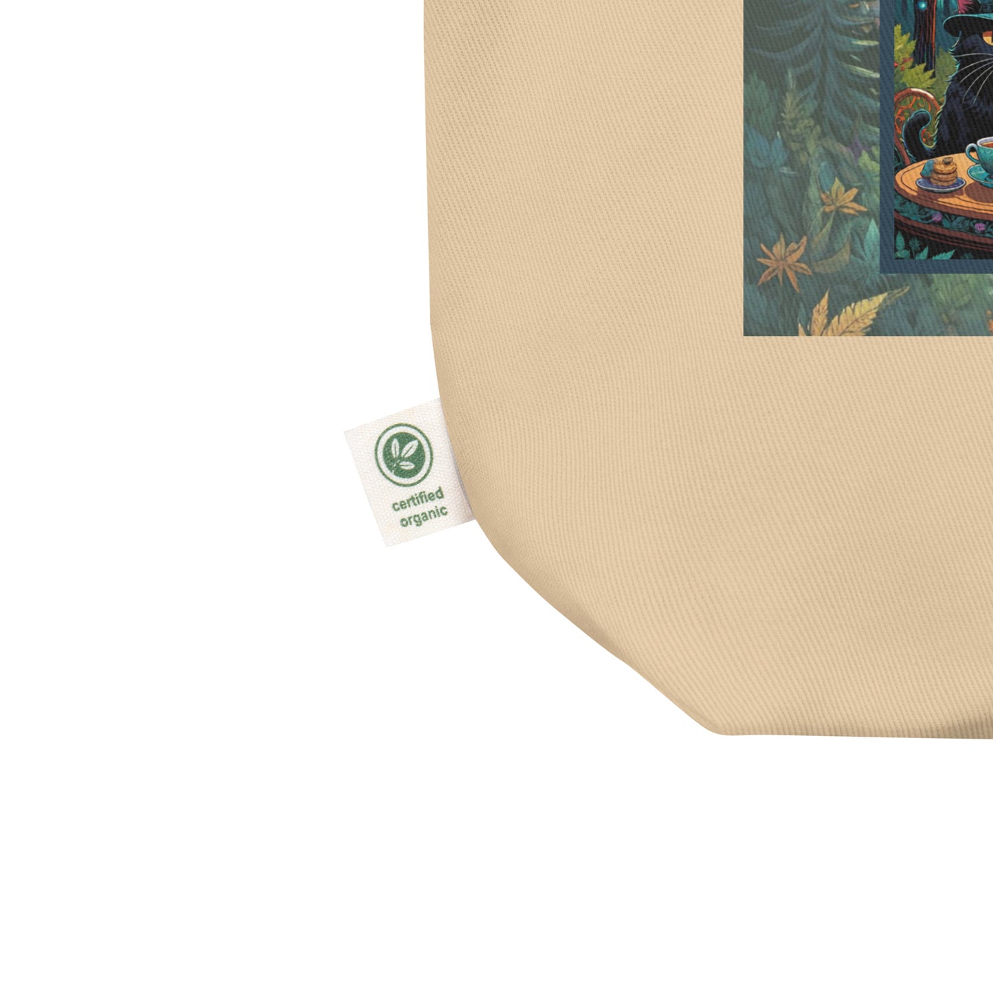 Tea Party Cats Eco Tote Bag (printed on one side)