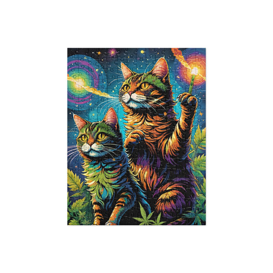 Meowijuana Space Cats Puzzle