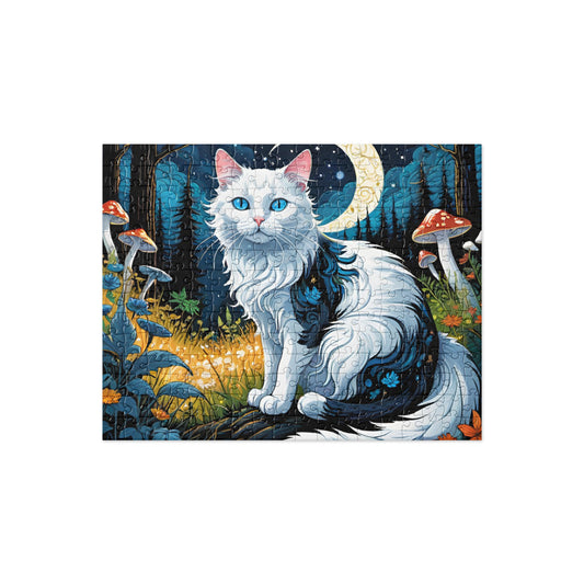 Mystical Moon Cat Puzzle