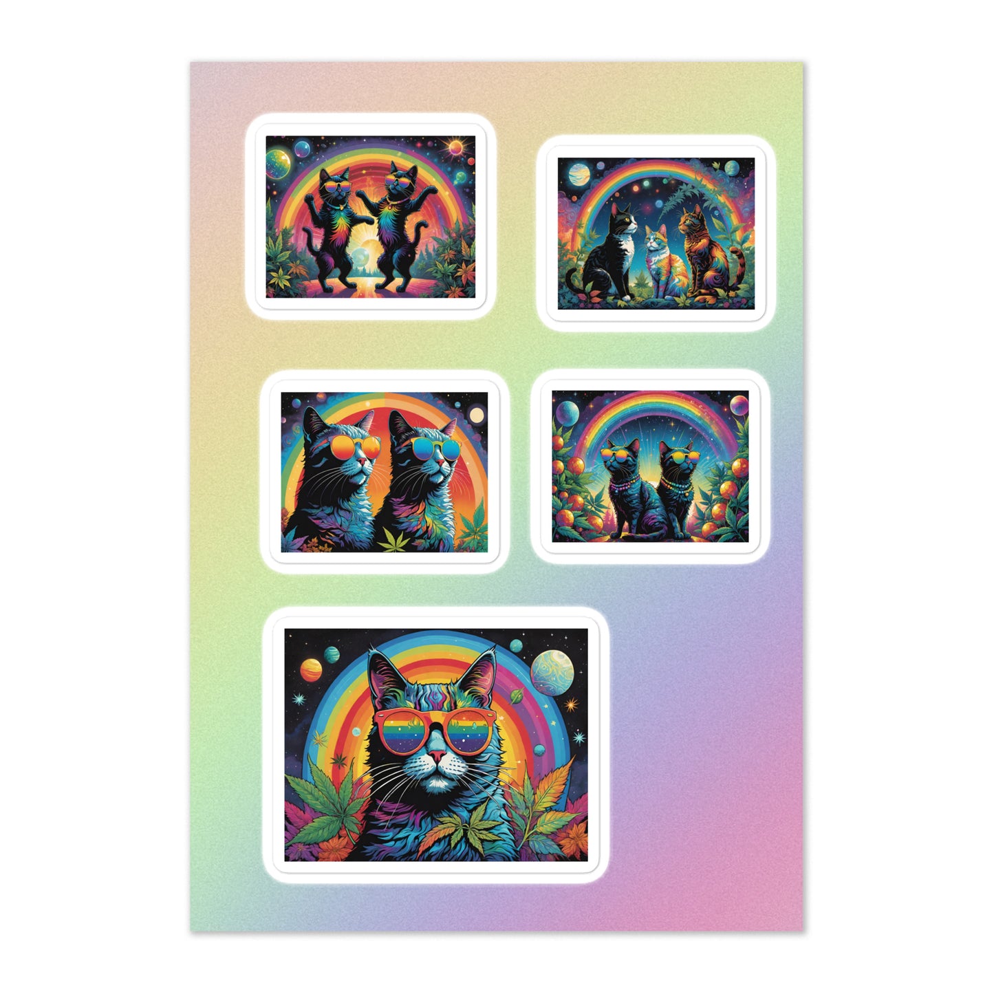 Pride Cats Sticker Sheet