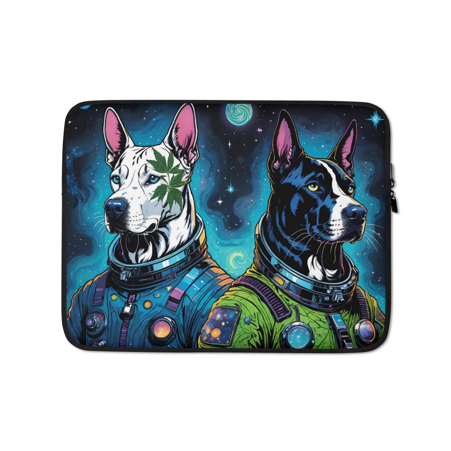 Intergalactic Great Danes Dogs Laptop Sleeve