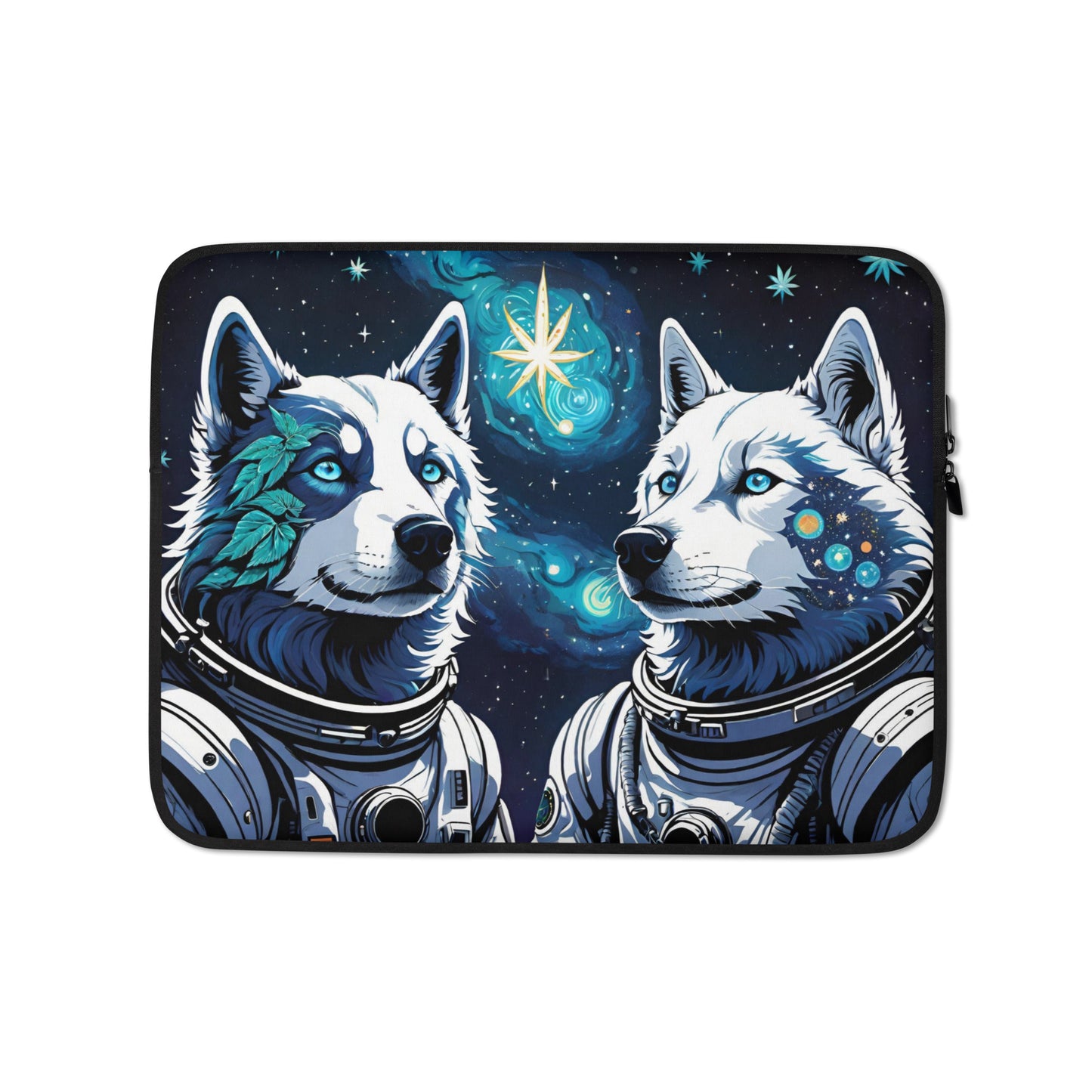 Intergalactic Husky Dog Laptop Sleeve