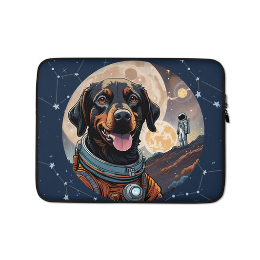 Astronaut Dog Laptop Sleeve