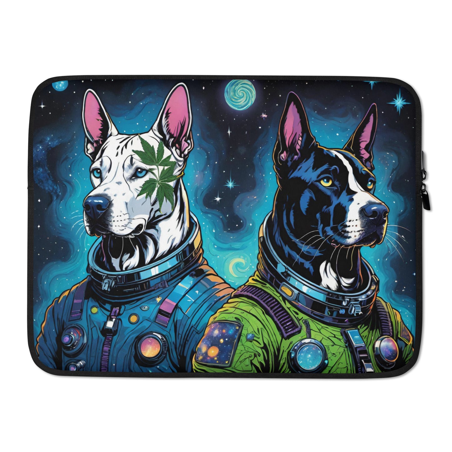 Intergalactic Great Danes Dogs Laptop Sleeve