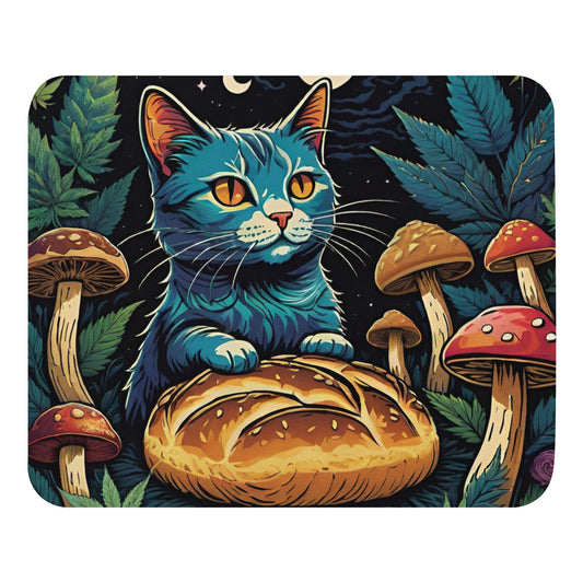 Trippy Baker Cat Mouse Pad