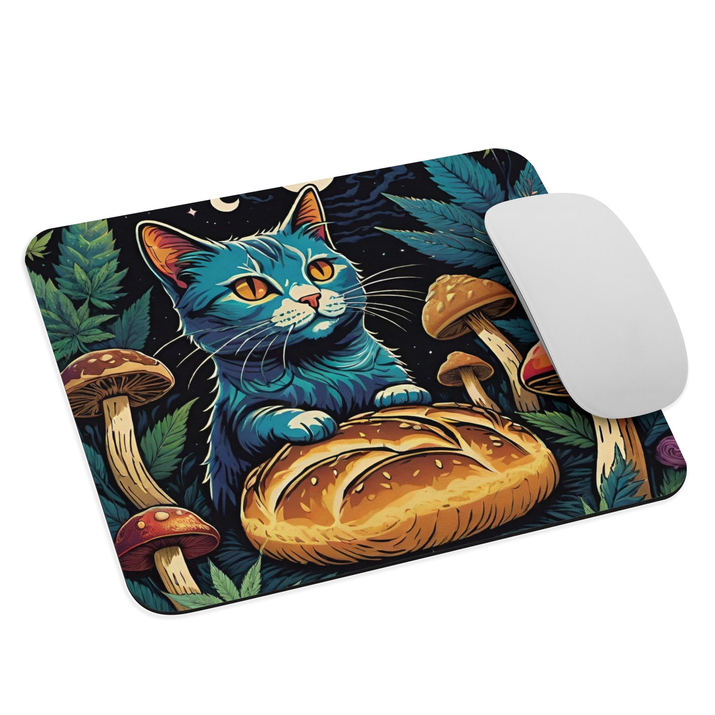 Trippy Baker Cat Mouse Pad