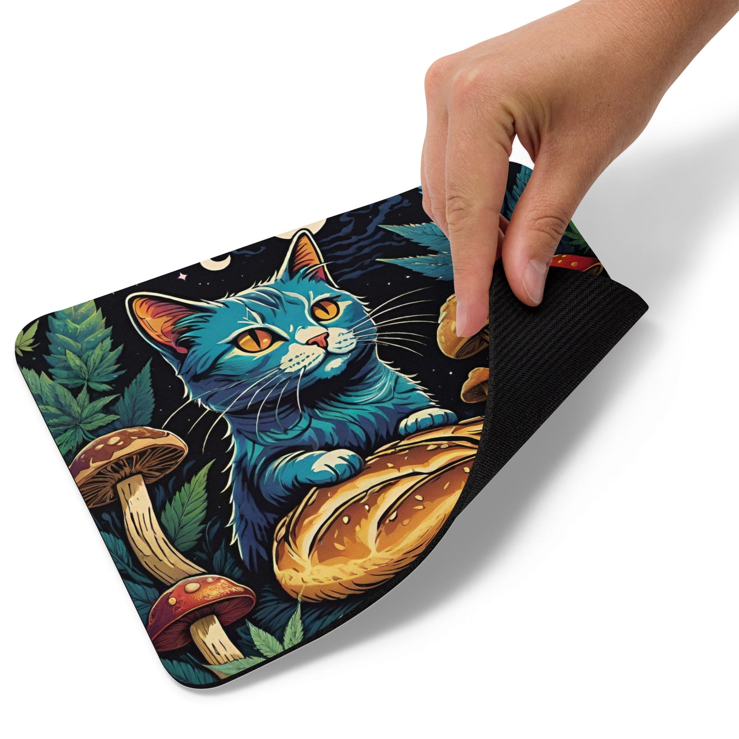 Trippy Baker Cat Mouse Pad