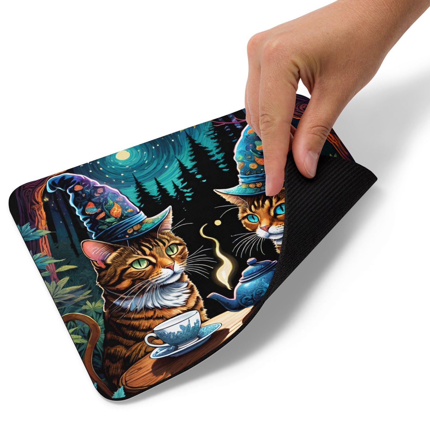 Tea Party Cats Mouse Pad