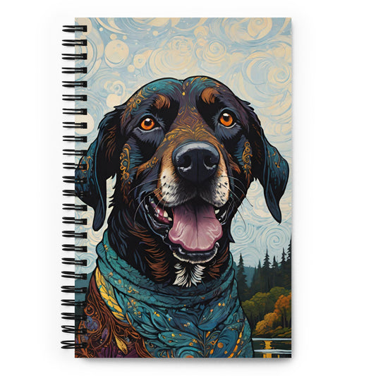 Cela & Violet Dog/Cat Spiral Notebook