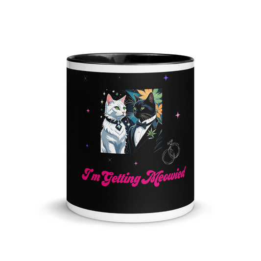 I’m Getting Meowied Cat Mug with Color Inside