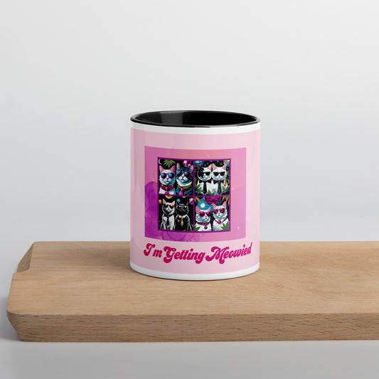 I’m Getting Meowied Cat Mug with Color Inside