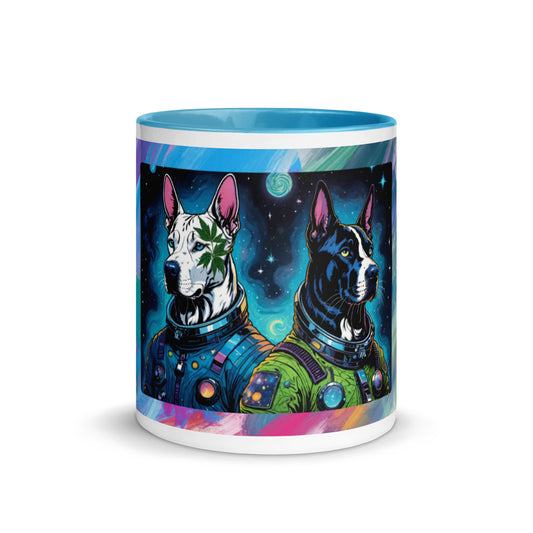 Great Dane Marijuana Dog Mug with Color Inside