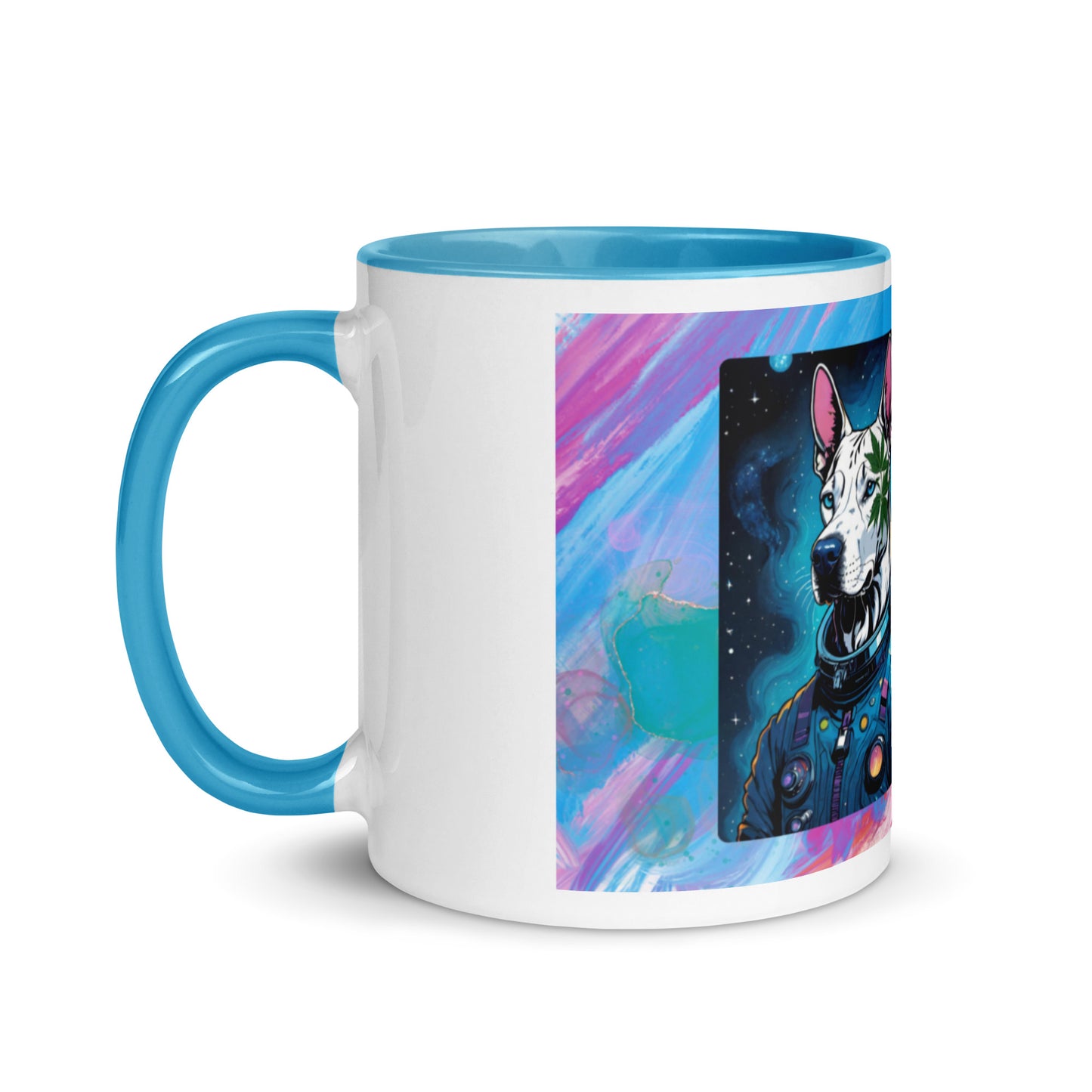 Great Dane Marijuana Dog Mug with Color Inside