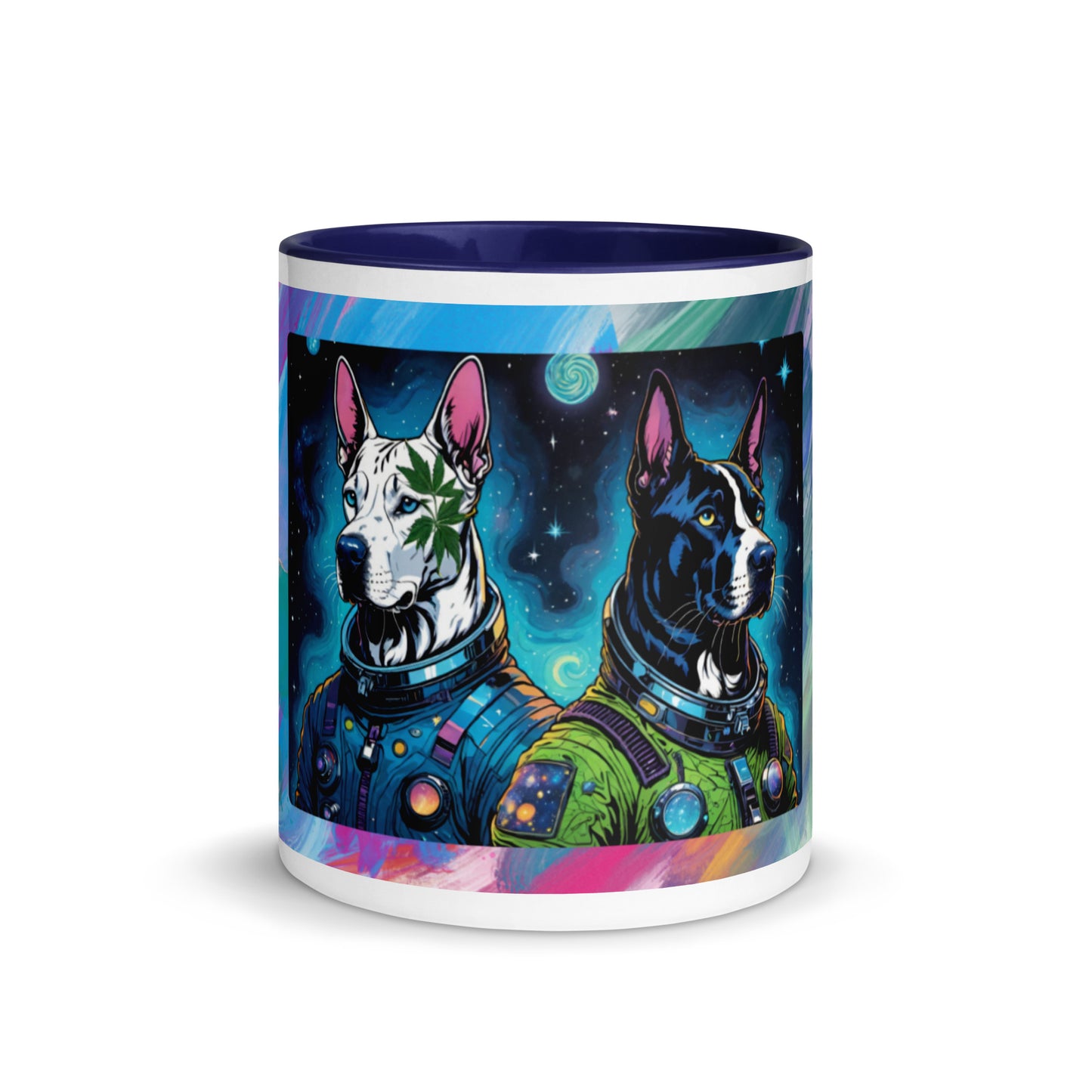 Great Dane Marijuana Dog Mug with Color Inside