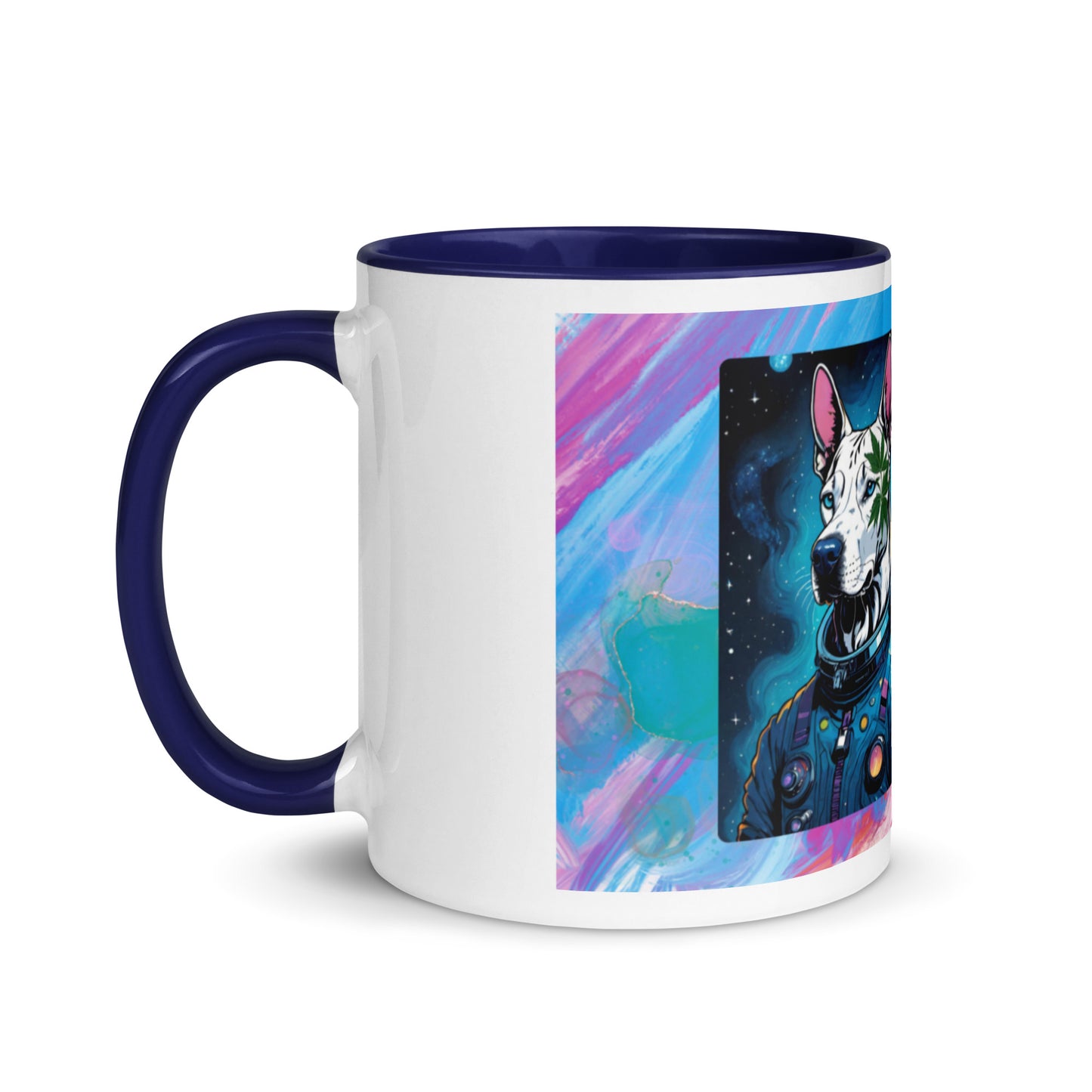 Great Dane Marijuana Dog Mug with Color Inside