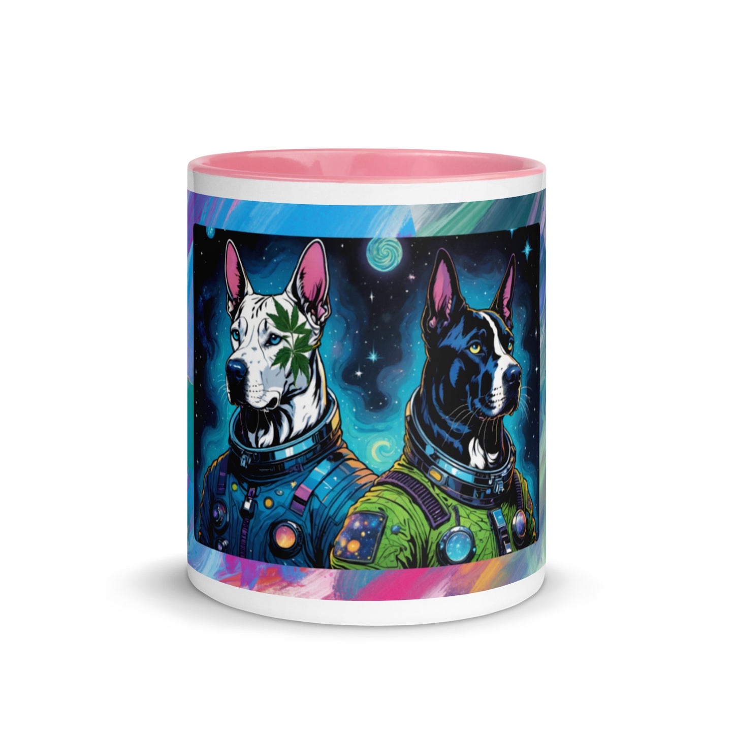 Great Dane Marijuana Dog Mug with Color Inside