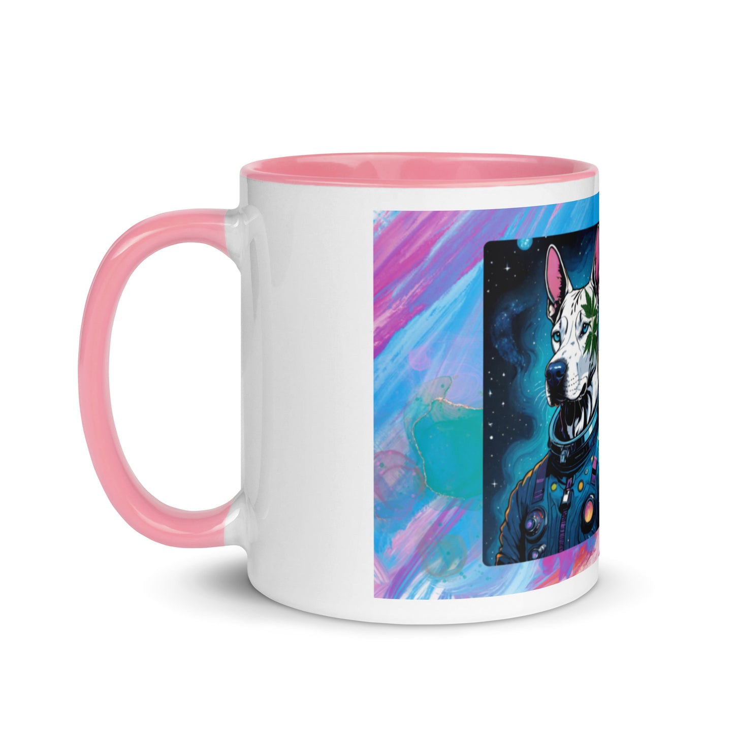 Great Dane Marijuana Dog Mug with Color Inside